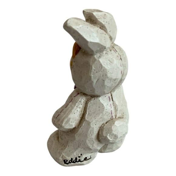 3” Eddie Walker Easter Bunny Rabbit Costume Vintage Figurine Easter Decor - Picture 5 of 6